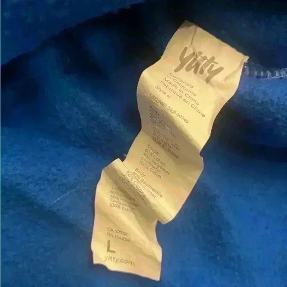 Yitty x Fabletics Major Label EP Hoodie Womens in Cobalt Blue Size Large - Picture 8 of 9
